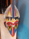 MASQUE AFRICAIN ROYAL AUTHENTIQUE - Artisanat Fait Main Burkina Faso