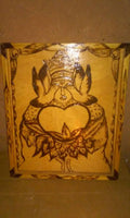 Le Cœur Royal - Pyrogravure Artisanale du Burkina Faso